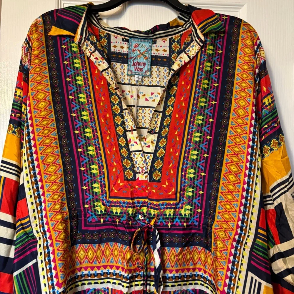 Johnny Was Multicolor Shelby Boho Tunic - Picture 3 of 6